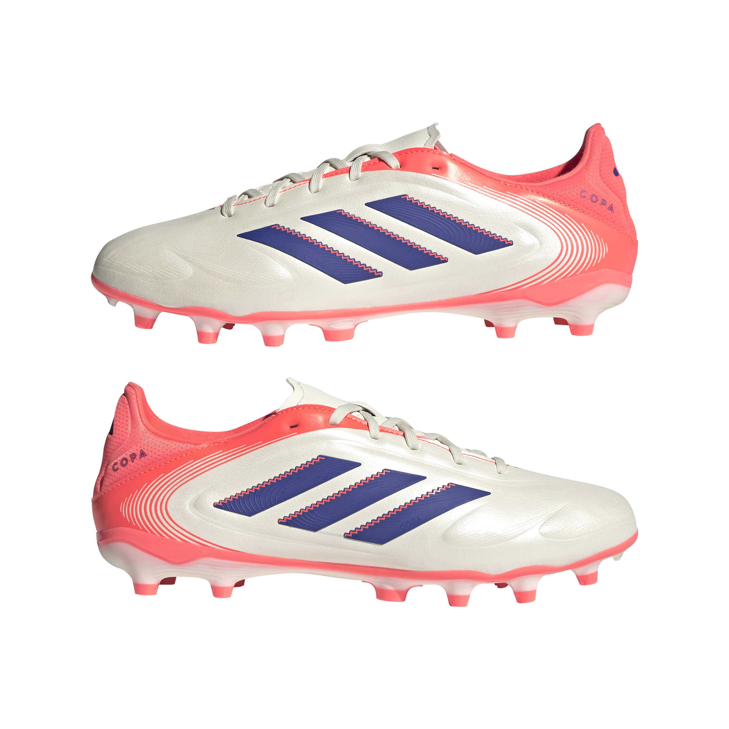 COPA PURE III LEAGUE Firm Ground/Multi Ground Football Boots Off White / Lucid Blue / Signal Coral / 10 COPA PURE III LEAGUE Firm Ground/Multi Ground Football Boots Off White / Lucid Blue / Signal Coral / 10