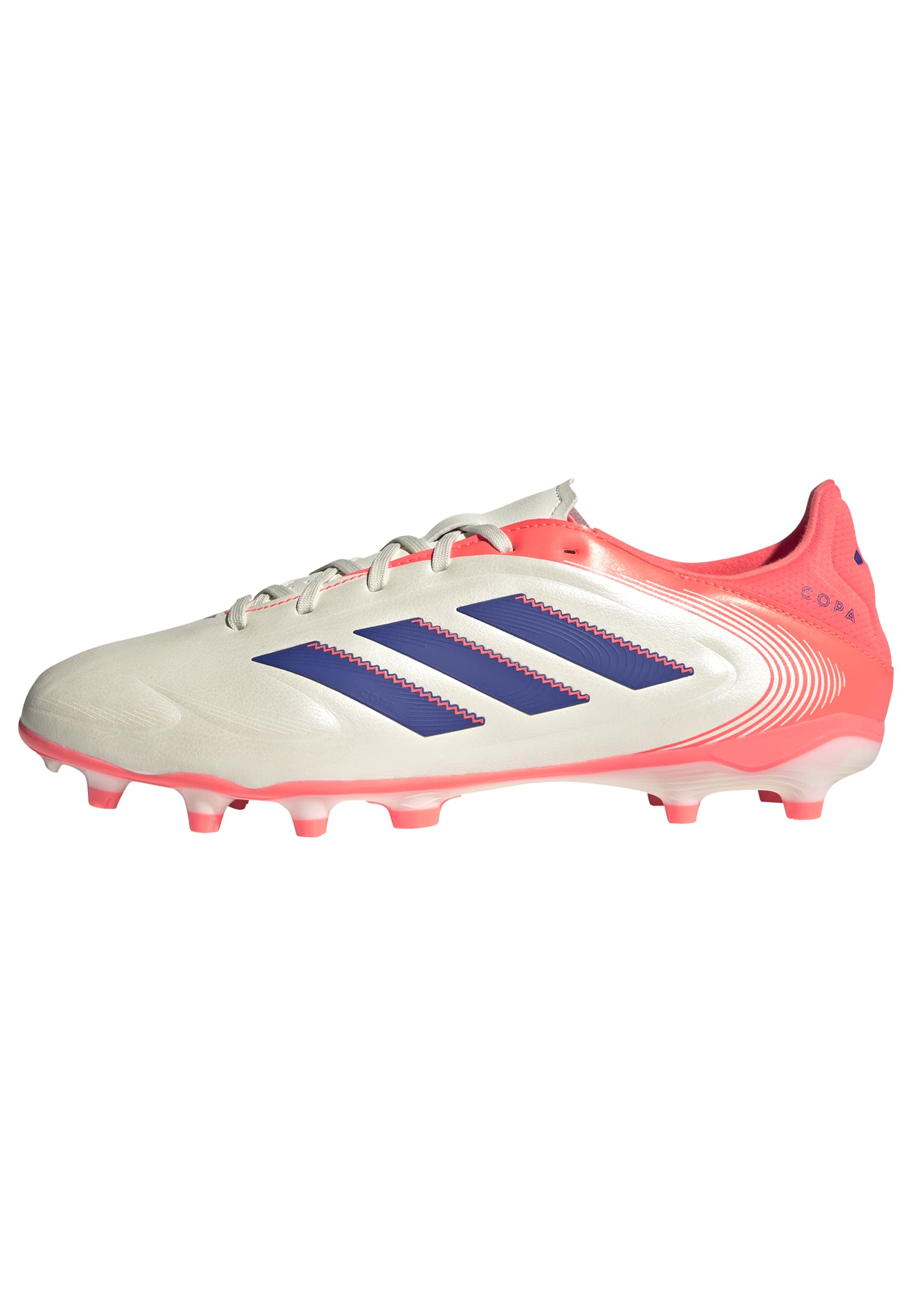 COPA PURE III LEAGUE Firm Ground/Multi Ground Football Boots Off White / Lucid Blue / Signal Coral / 10 COPA PURE III LEAGUE Firm Ground/Multi Ground Football Boots Off White / Lucid Blue / Signal Coral / 10
