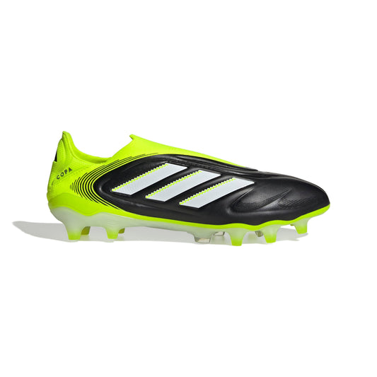 COPA PURE III ELITE Laceless Firm Ground Football Boots Core Black / Ftwr White / Lucid Lemon / 10