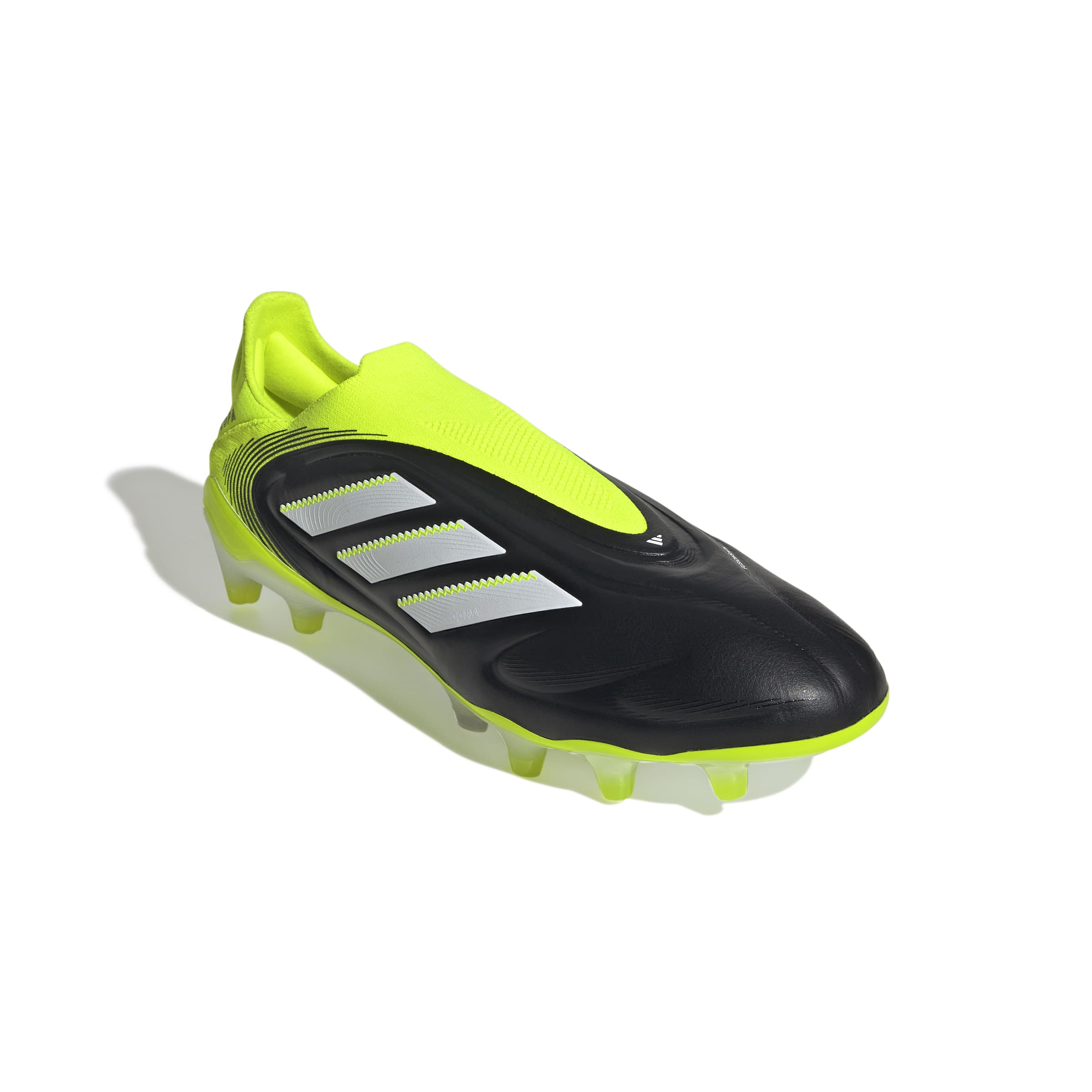 COPA PURE III ELITE Laceless Firm Ground Football Boots Core Black / Ftwr White / Lucid Lemon / 10 COPA PURE III ELITE Laceless Firm Ground Football Boots Core Black / Ftwr White / Lucid Lemon / 10