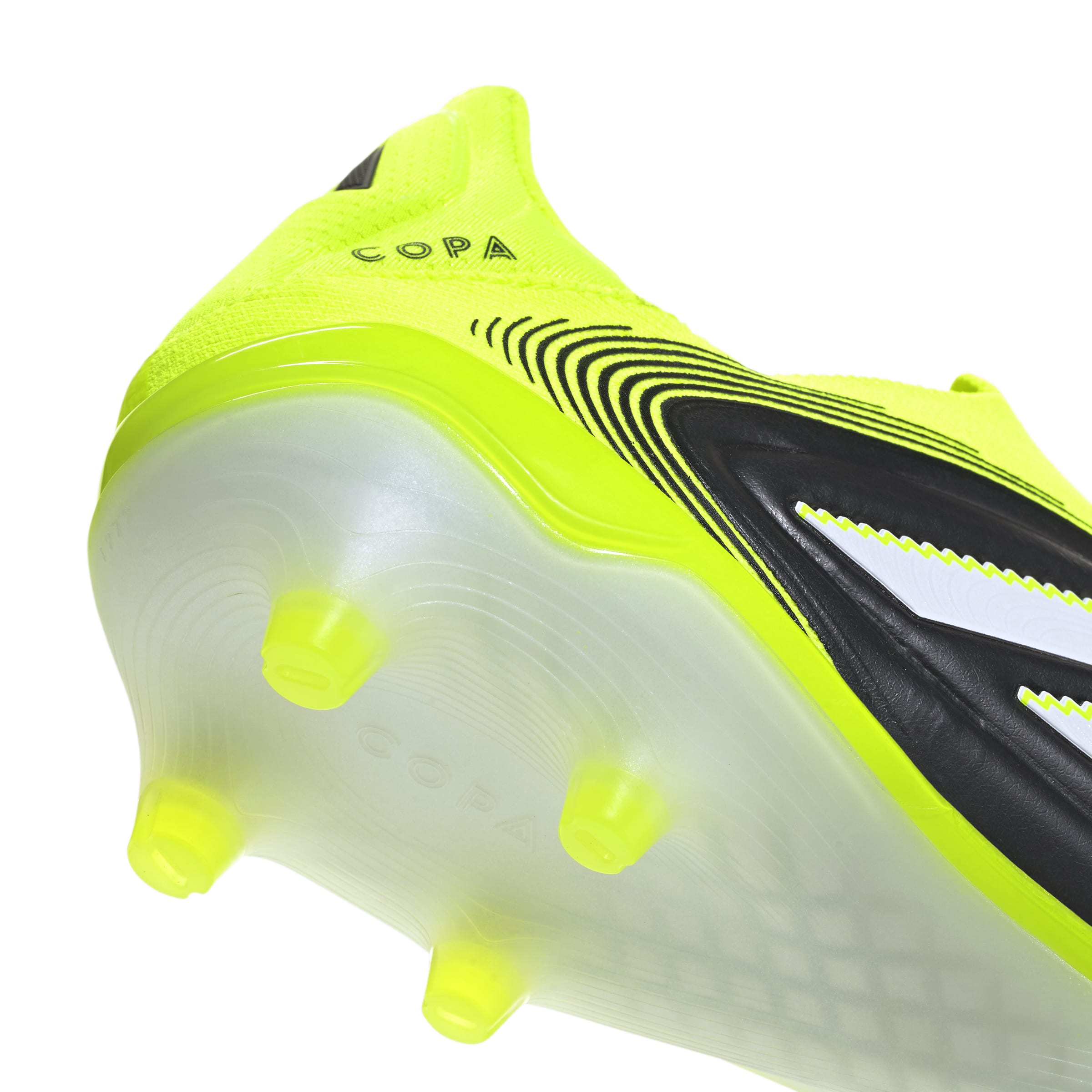 COPA PURE III ELITE Laceless Firm Ground Football Boots Core Black / Ftwr White / Lucid Lemon / 10 COPA PURE III ELITE Laceless Firm Ground Football Boots Core Black / Ftwr White / Lucid Lemon / 10