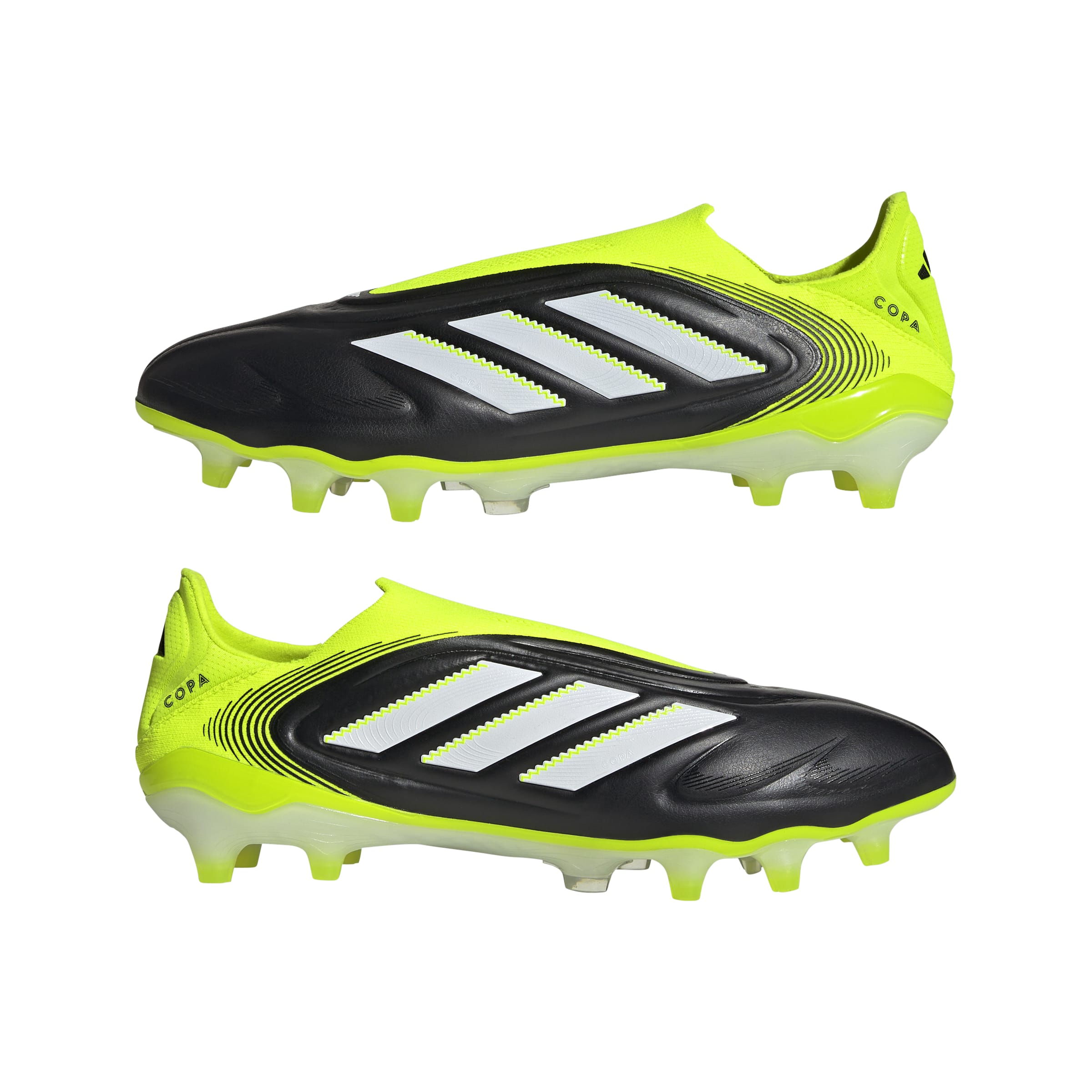 COPA PURE III ELITE Laceless Firm Ground Football Boots Core Black / Ftwr White / Lucid Lemon / 10 COPA PURE III ELITE Laceless Firm Ground Football Boots Core Black / Ftwr White / Lucid Lemon / 10