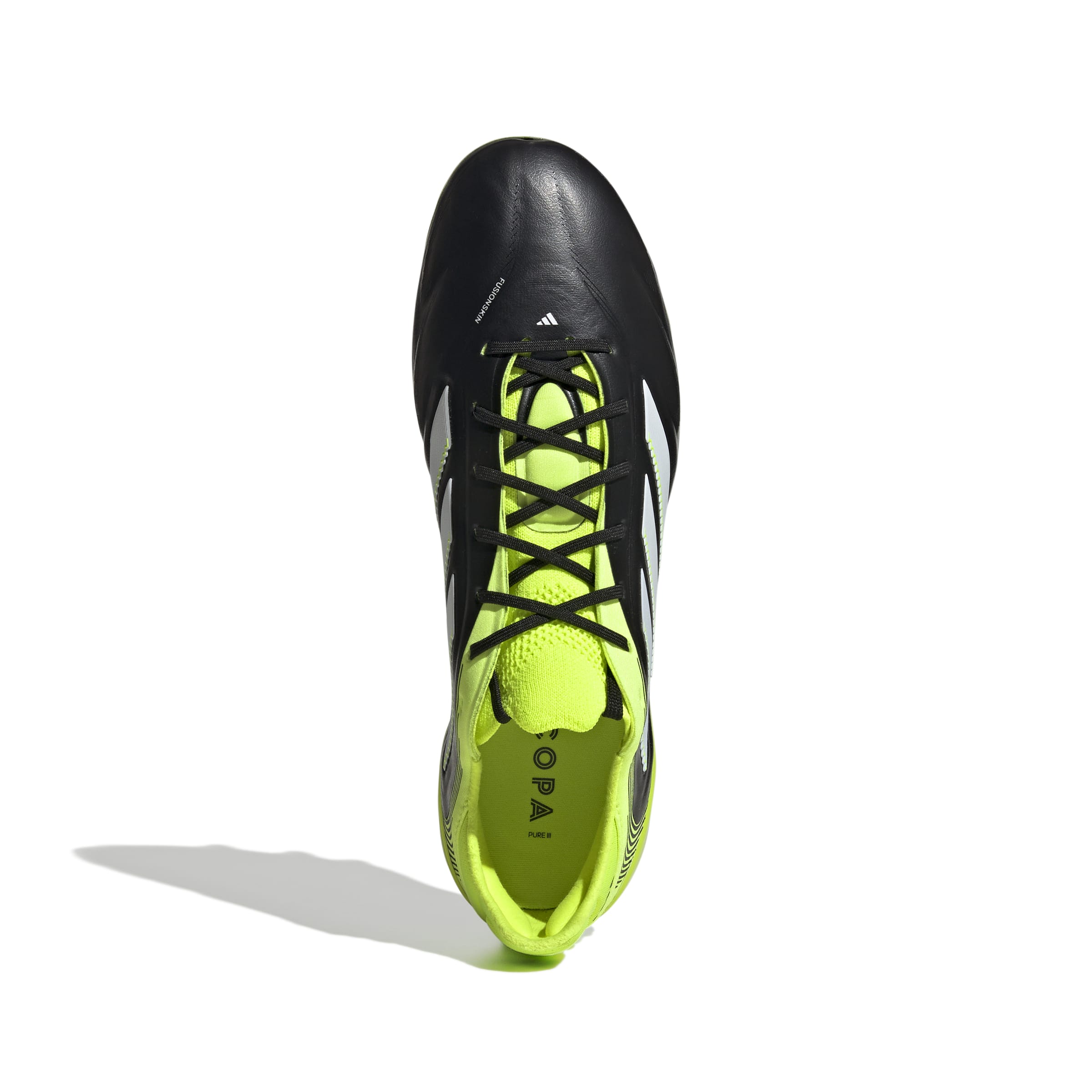 COPA PURE III ELITE Firm Ground Football Boots Core Black / Ftwr White / Lucid Lemon / 13 COPA PURE III ELITE Firm Ground Football Boots Core Black / Ftwr White / Lucid Lemon / 13