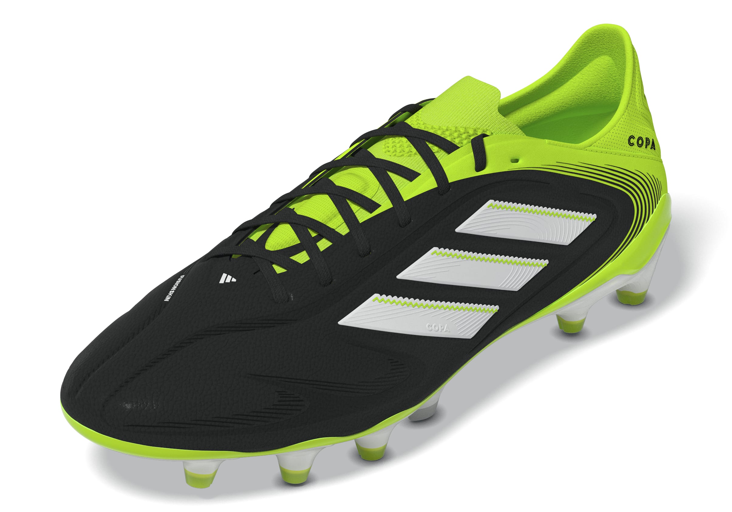 COPA PURE III ELITE Firm Ground Football Boots Core Black / Ftwr White / Lucid Lemon / 13 COPA PURE III ELITE Firm Ground Football Boots Core Black / Ftwr White / Lucid Lemon / 13