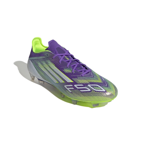 F50 ELITE Firm Ground Football Boots Purple Rush / Ftwr White / Lucid Lemon / 7 F50 ELITE Firm Ground Football Boots Purple Rush / Ftwr White / Lucid Lemon / 7