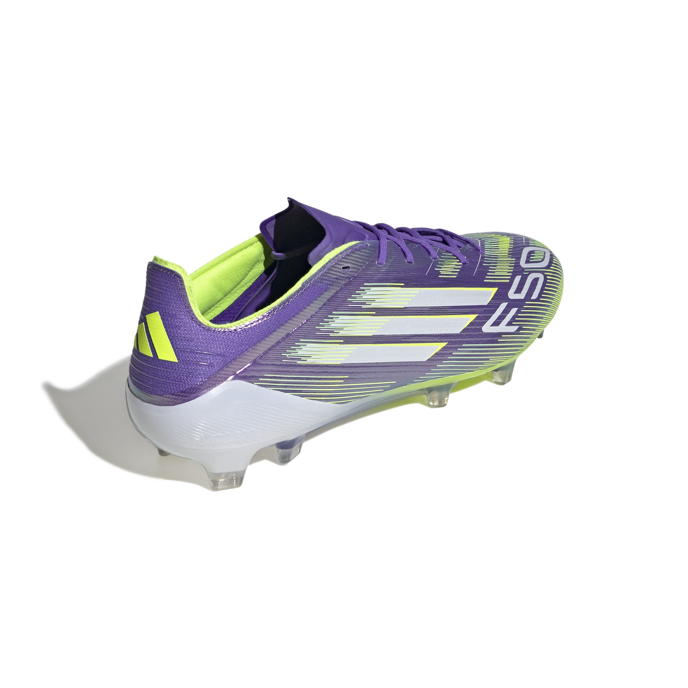 F50 ELITE Firm Ground Football Boots Purple Rush / Ftwr White / Lucid Lemon / 7 F50 ELITE Firm Ground Football Boots Purple Rush / Ftwr White / Lucid Lemon / 7