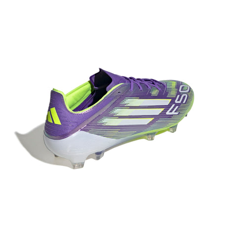 F50 ELITE Firm Ground Football Boots Purple Rush / Ftwr White / Lucid Lemon / 7 F50 ELITE Firm Ground Football Boots Purple Rush / Ftwr White / Lucid Lemon / 7