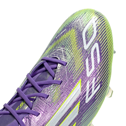 F50 ELITE Firm Ground Football Boots Purple Rush / Ftwr White / Lucid Lemon / 7 F50 ELITE Firm Ground Football Boots Purple Rush / Ftwr White / Lucid Lemon / 7