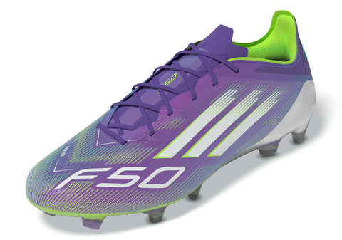 F50 ELITE Firm Ground Football Boots Purple Rush / Ftwr White / Lucid Lemon / 7 F50 ELITE Firm Ground Football Boots Purple Rush / Ftwr White / Lucid Lemon / 7
