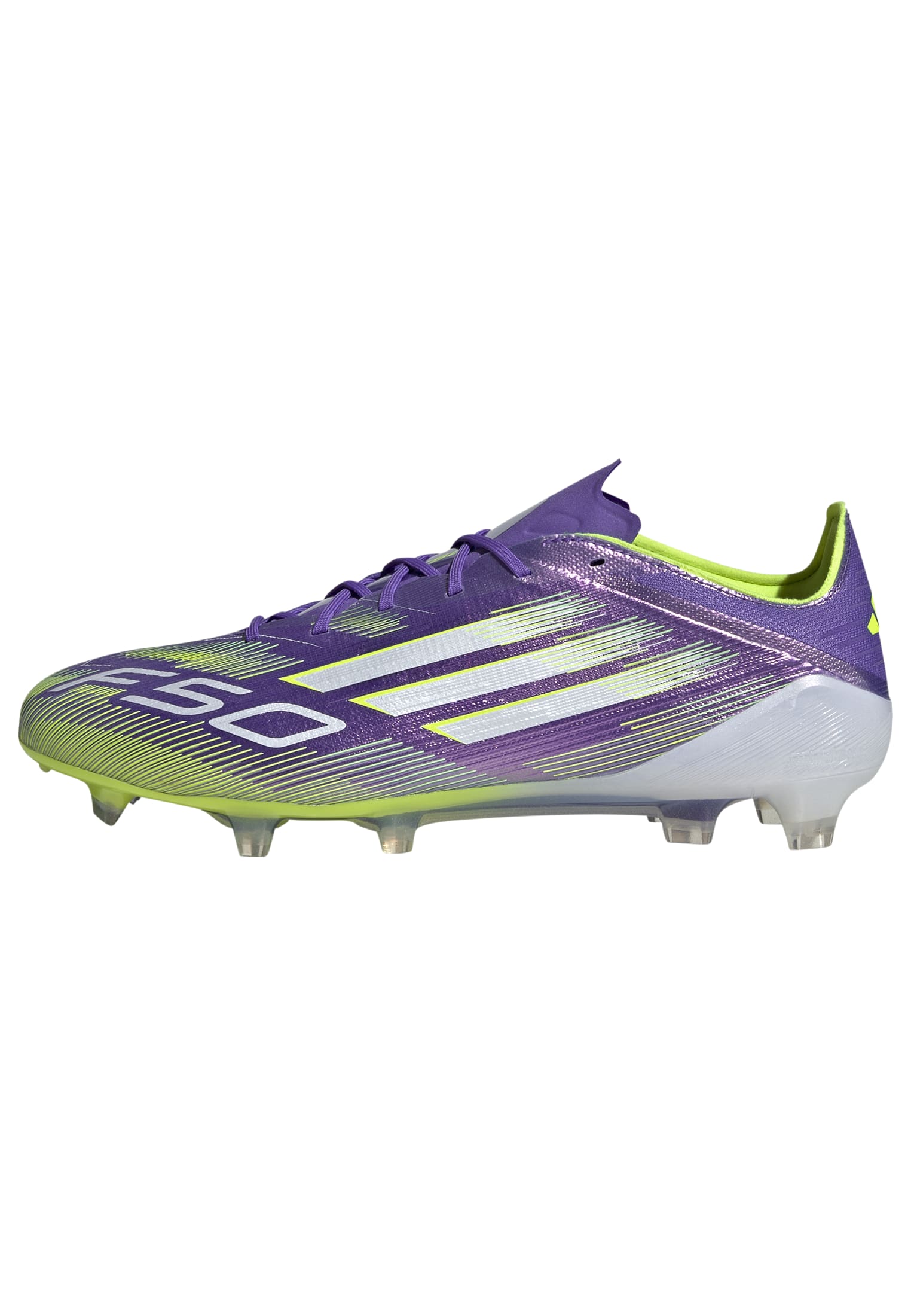 F50 ELITE Firm Ground Football Boots Purple Rush / Ftwr White / Lucid Lemon / 7 F50 ELITE Firm Ground Football Boots Purple Rush / Ftwr White / Lucid Lemon / 7