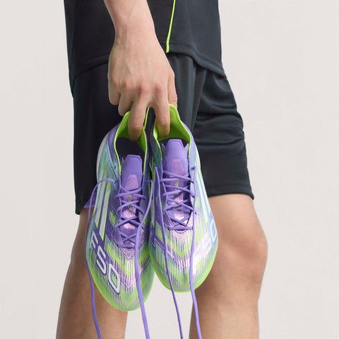 F50 ELITE Firm Ground Football Boots Purple Rush / Ftwr White / Lucid Lemon / 7 F50 ELITE Firm Ground Football Boots Purple Rush / Ftwr White / Lucid Lemon / 7