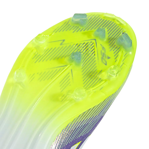 F50 ELITE Firm Ground Football Boots Kids Purple Rush / Ftwr White / Lucid Lemon / 4 F50 ELITE Firm Ground Football Boots Kids Purple Rush / Ftwr White / Lucid Lemon / 4