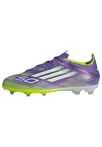 F50 ELITE Firm Ground Football Boots Kids Purple Rush / Ftwr White / Lucid Lemon / 4 F50 ELITE Firm Ground Football Boots Kids Purple Rush / Ftwr White / Lucid Lemon / 4