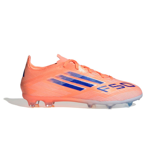 F50 ELITE Firm Ground Football Boots Kids Beam Orange / Lucid Blue / Ftwr White / 4