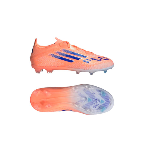 F50 ELITE Firm Ground Football Boots Kids Beam Orange / Lucid Blue / Ftwr White / 4 F50 ELITE Firm Ground Football Boots Kids Beam Orange / Lucid Blue / Ftwr White / 4