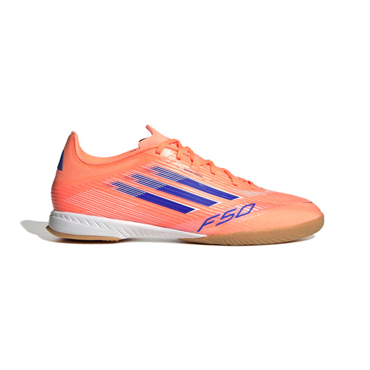 F50 LEAGUE Indoor Football Boots Beam Orange / Lucid Blue / Ftwr White / 7