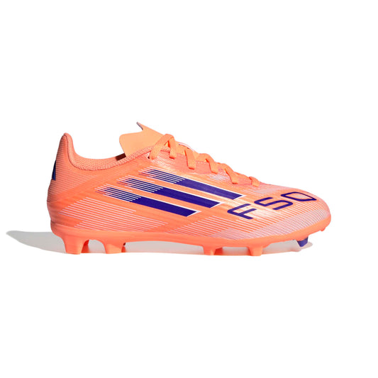 F50 LEAGUE Firm Ground / Multi Ground Football Boots Kids Beam Orange / Lucid Blue / Ftwr White / 3