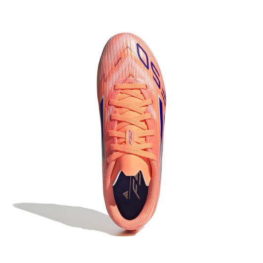 F50 LEAGUE Firm Ground / Multi Ground Football Boots Kids Beam Orange / Lucid Blue / Ftwr White / 3