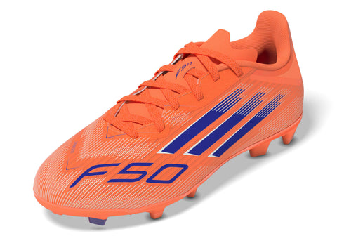 F50 LEAGUE Firm Ground / Multi Ground Football Boots Kids Beam Orange / Lucid Blue / Ftwr White / 3 F50 LEAGUE Firm Ground / Multi Ground Football Boots Kids Beam Orange / Lucid Blue / Ftwr White / 3