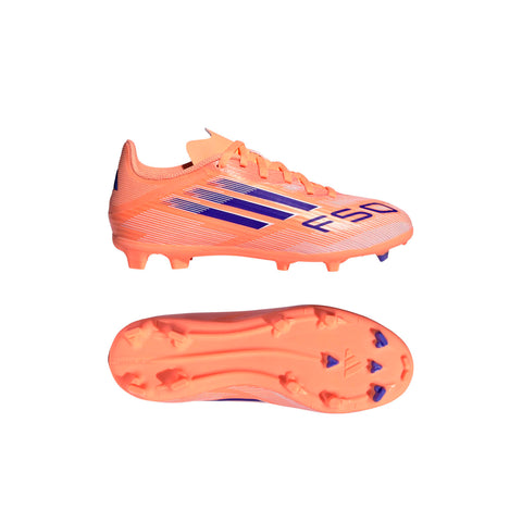 F50 LEAGUE Firm Ground / Multi Ground Football Boots Kids Beam Orange / Lucid Blue / Ftwr White / 3 F50 LEAGUE Firm Ground / Multi Ground Football Boots Kids Beam Orange / Lucid Blue / Ftwr White / 3