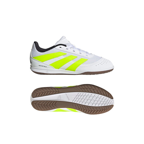 PREDATOR CLUB Indoor Sala Football Boots Kids Ftwr White / Lucid Lemon / Core Black / 6 PREDATOR CLUB Indoor Sala Football Boots Kids Ftwr White / Lucid Lemon / Core Black / 6