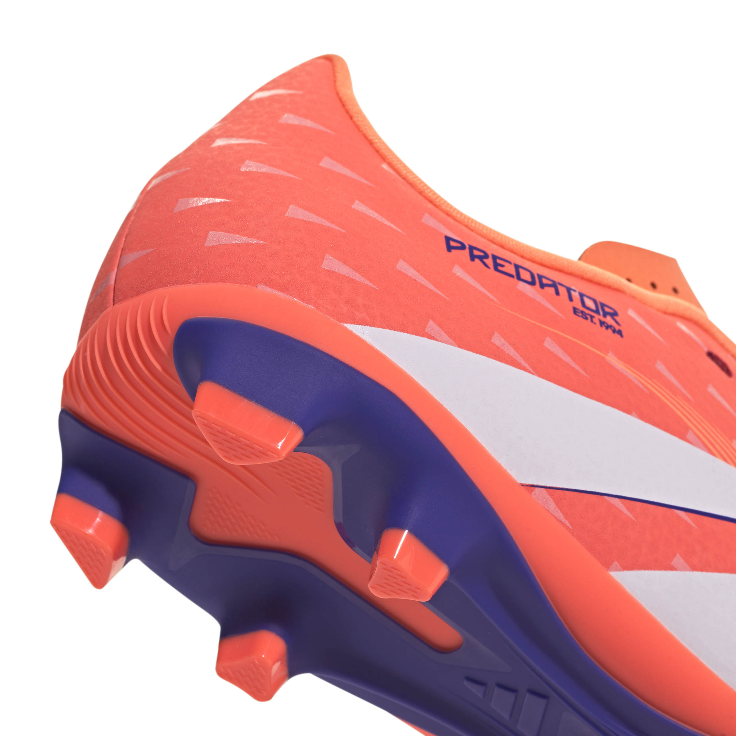 PREDATOR CLUB Firm Ground/Multi Ground Football Boots Kids Signal Coral / Ftwr White / Beam Orange / 1 PREDATOR CLUB Firm Ground/Multi Ground Football Boots Kids Signal Coral / Ftwr White / Beam Orange / 1
