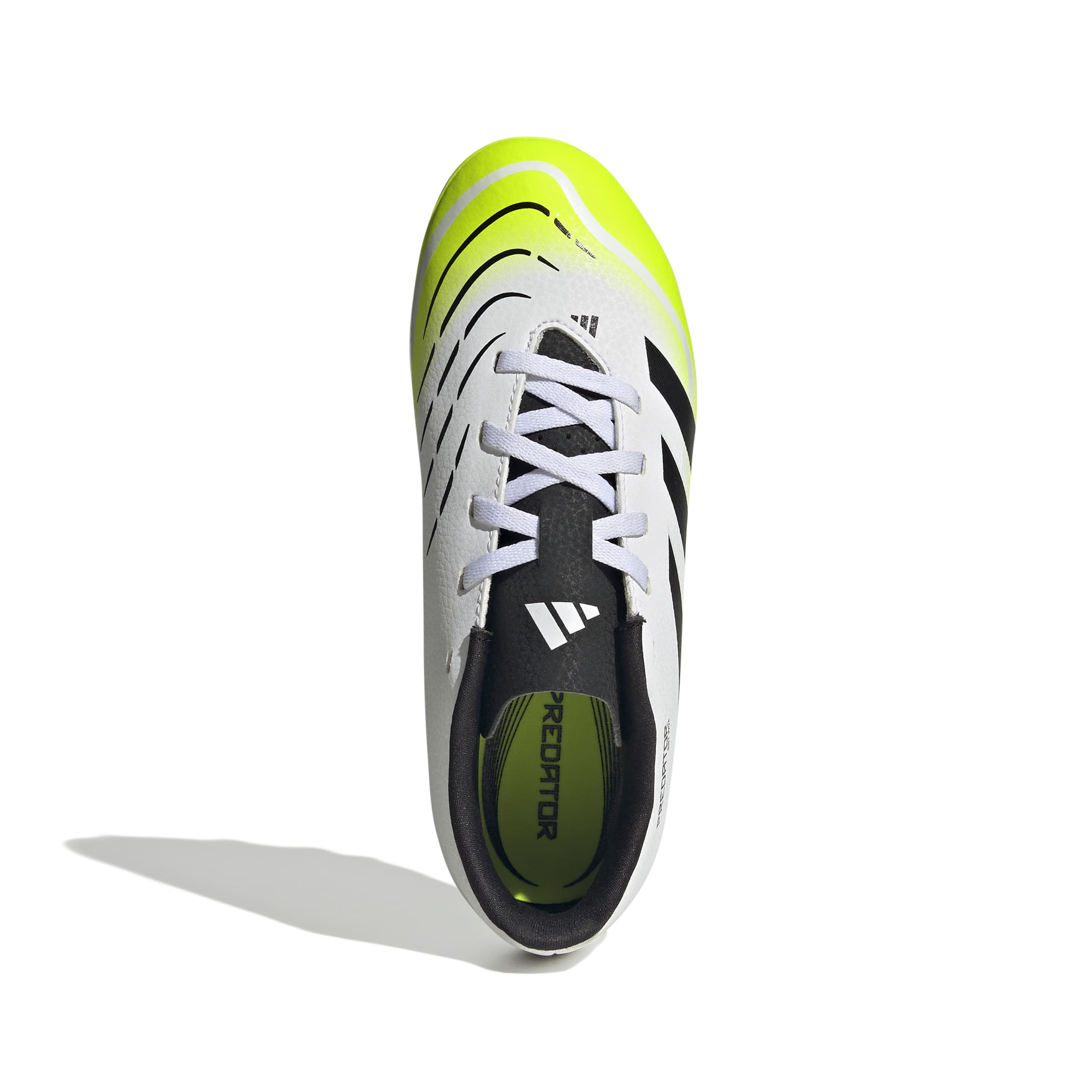 PREDATOR CLUB Firm Ground/Multi Ground Football Boots Kids Ftwr White / Core Black / Lucid Lemon / 1 PREDATOR CLUB Firm Ground/Multi Ground Football Boots Kids Ftwr White / Core Black / Lucid Lemon / 1
