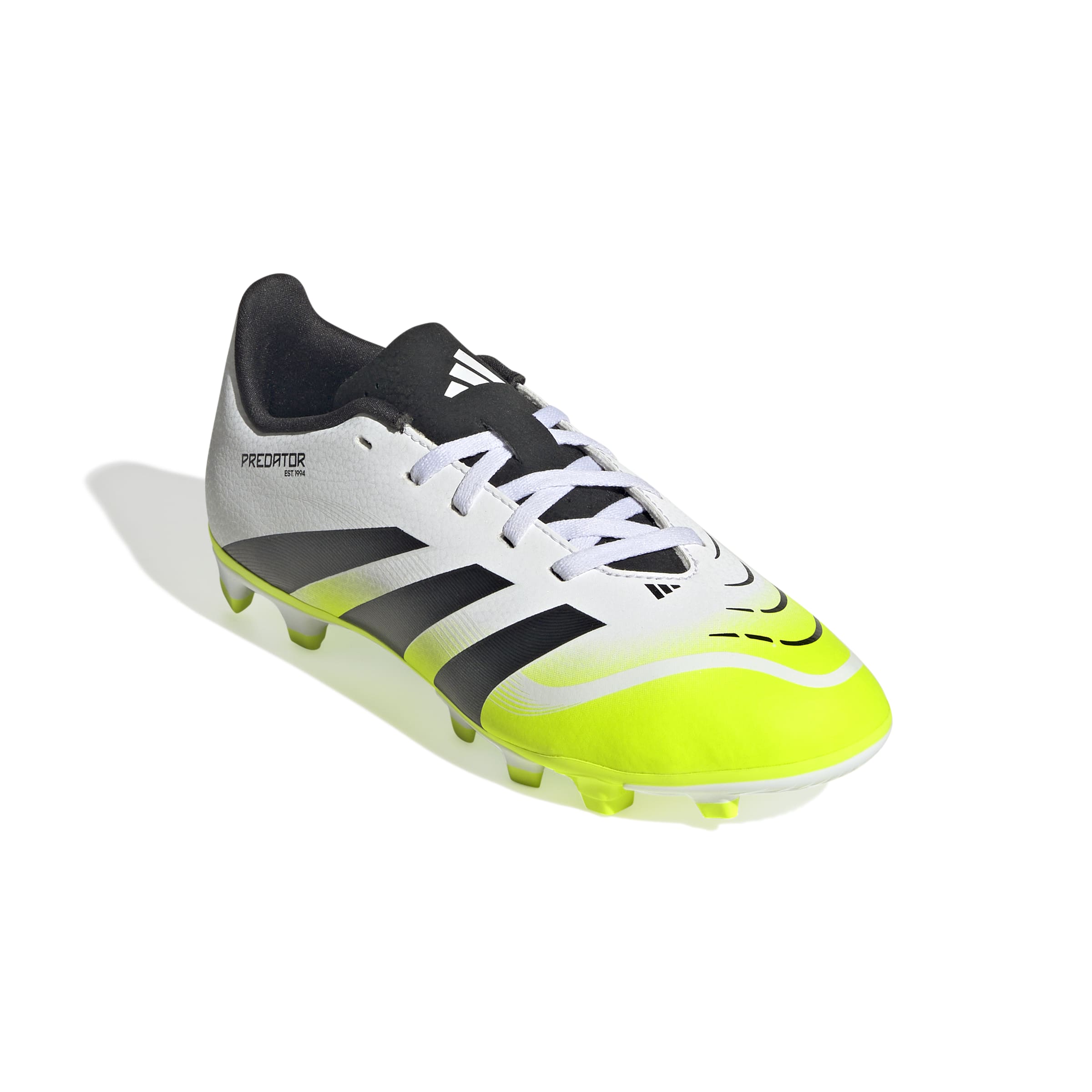 PREDATOR CLUB Firm Ground/Multi Ground Football Boots Kids Ftwr White / Core Black / Lucid Lemon / 1 PREDATOR CLUB Firm Ground/Multi Ground Football Boots Kids Ftwr White / Core Black / Lucid Lemon / 1