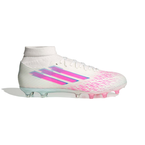 F50 SPARKFUSION LEAGUE Mid Firm Ground / Artificial Ground Football Boots W Ftwr White / Lucid Pink / Ftwr White / 10 F50 SPARKFUSION LEAGUE Mid Firm Ground / Artificial Ground Football Boots W Ftwr White / Lucid Pink / Ftwr White / 10