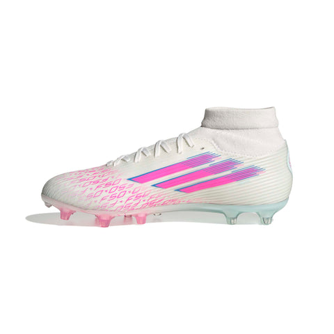 F50 SPARKFUSION LEAGUE Mid Firm Ground / Artificial Ground Football Boots W Ftwr White / Lucid Pink / Ftwr White / 10 F50 SPARKFUSION LEAGUE Mid Firm Ground / Artificial Ground Football Boots W Ftwr White / Lucid Pink / Ftwr White / 10
