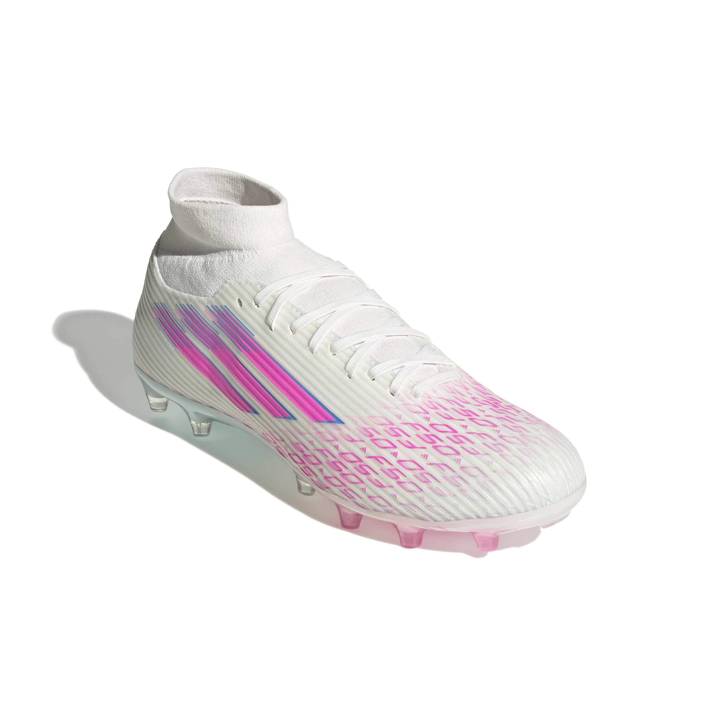 F50 SPARKFUSION LEAGUE Mid Firm Ground / Artificial Ground Football Boots W Ftwr White / Lucid Pink / Ftwr White / 10 F50 SPARKFUSION LEAGUE Mid Firm Ground / Artificial Ground Football Boots W Ftwr White / Lucid Pink / Ftwr White / 10