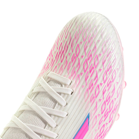 F50 SPARKFUSION LEAGUE Mid Firm Ground / Artificial Ground Football Boots W Ftwr White / Lucid Pink / Ftwr White / 10 F50 SPARKFUSION LEAGUE Mid Firm Ground / Artificial Ground Football Boots W Ftwr White / Lucid Pink / Ftwr White / 10