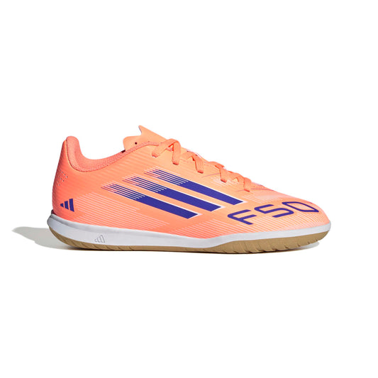 F50 CLUB Indoor Football Boots Kids Beam Orange / Lucid Blue / Ftwr White / 1