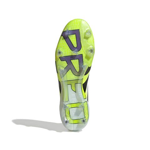 PREDATOR ELITE Laceless Firm Ground Football Boots Ftwr White / Core Black / Lucid Lemon / 12 PREDATOR ELITE Laceless Firm Ground Football Boots Ftwr White / Core Black / Lucid Lemon / 12