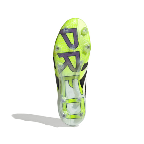 PREDATOR ELITE Firm Ground Football Boots Ftwr White / Core Black / Lucid Lemon / 10 PREDATOR ELITE Firm Ground Football Boots Ftwr White / Core Black / Lucid Lemon / 10