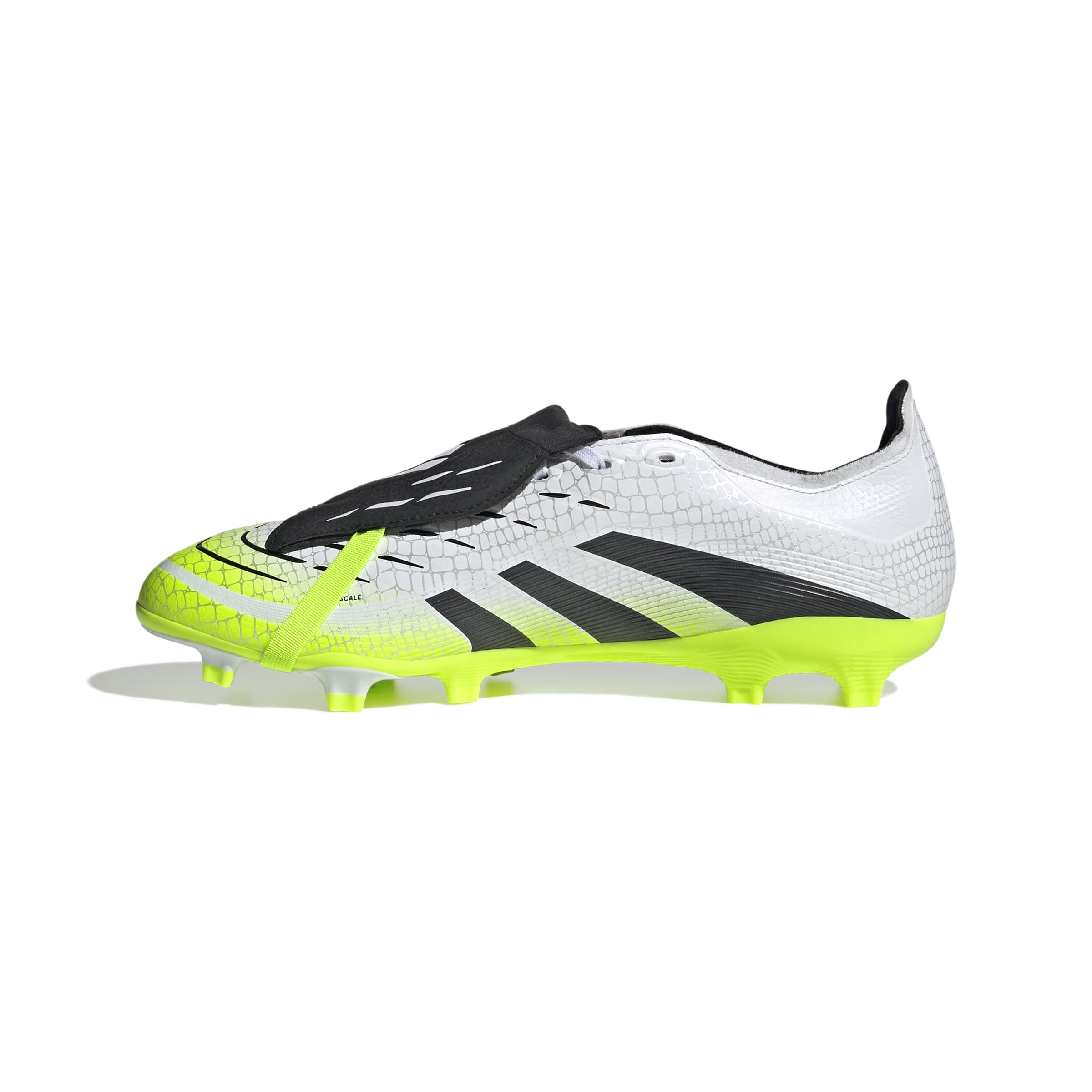 PREDATOR LEAGUE Fold-Over Tongue Firm Ground/Multi Ground Football Boots Ftwr White / Core Black / Lucid Lemon / 11 PREDATOR LEAGUE Fold-Over Tongue Firm Ground/Multi Ground Football Boots Ftwr White / Core Black / Lucid Lemon / 11