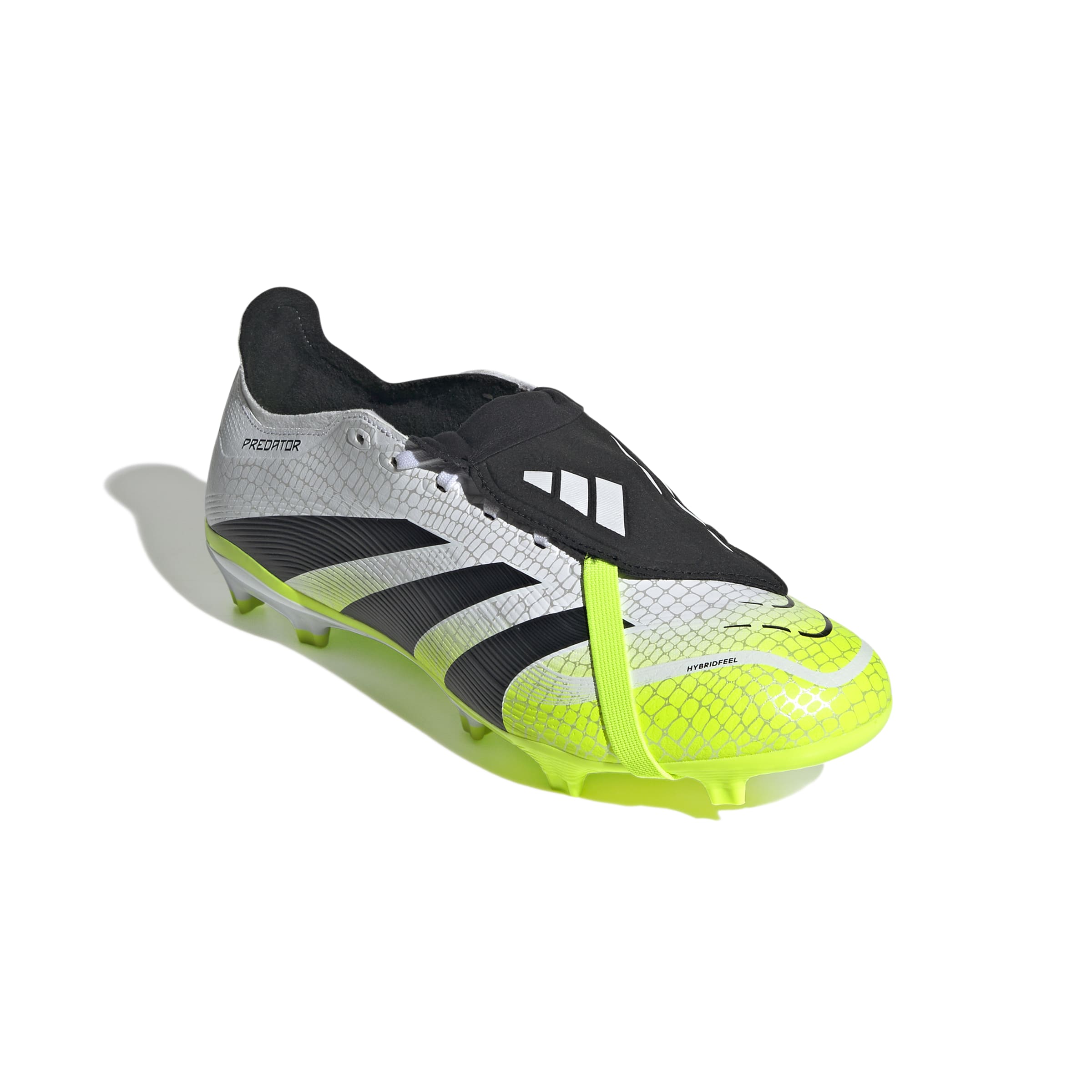 PREDATOR LEAGUE Fold-Over Tongue Firm Ground/Multi Ground Football Boots Ftwr White / Core Black / Lucid Lemon / 11 PREDATOR LEAGUE Fold-Over Tongue Firm Ground/Multi Ground Football Boots Ftwr White / Core Black / Lucid Lemon / 11
