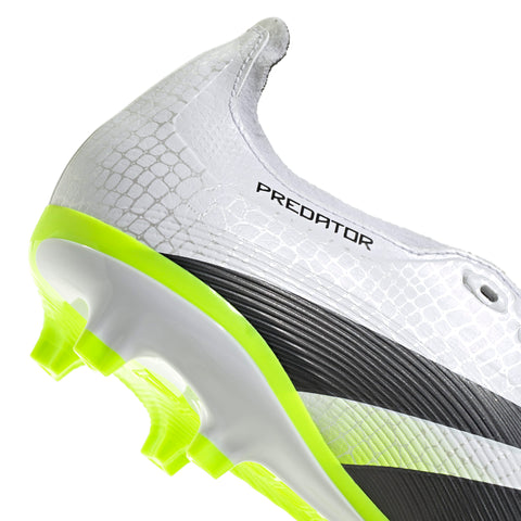 PREDATOR LEAGUE Fold-Over Tongue Firm Ground/Multi Ground Football Boots Ftwr White / Core Black / Lucid Lemon / 11 PREDATOR LEAGUE Fold-Over Tongue Firm Ground/Multi Ground Football Boots Ftwr White / Core Black / Lucid Lemon / 11
