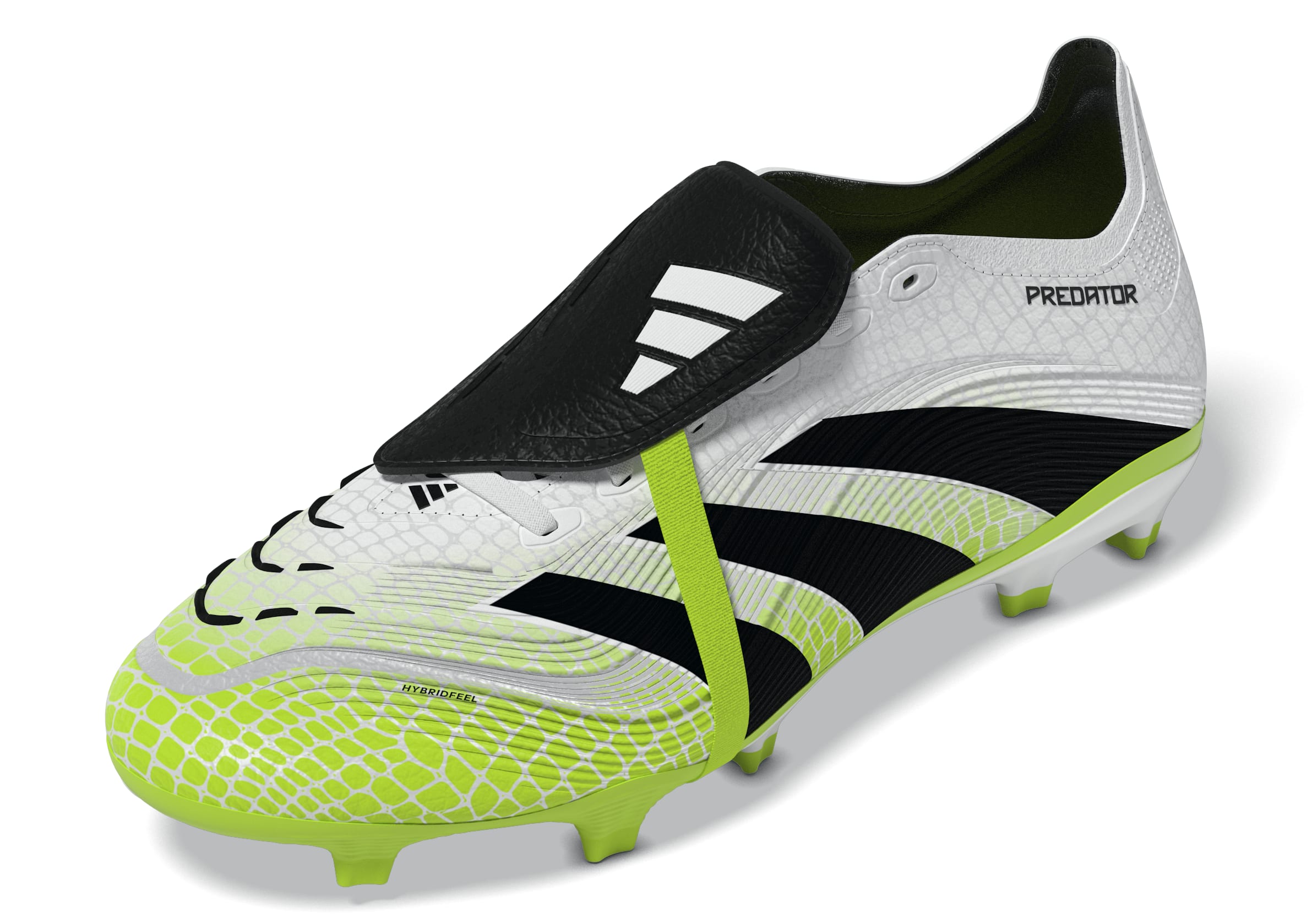PREDATOR LEAGUE Fold-Over Tongue Firm Ground/Multi Ground Football Boots Ftwr White / Core Black / Lucid Lemon / 11 PREDATOR LEAGUE Fold-Over Tongue Firm Ground/Multi Ground Football Boots Ftwr White / Core Black / Lucid Lemon / 11