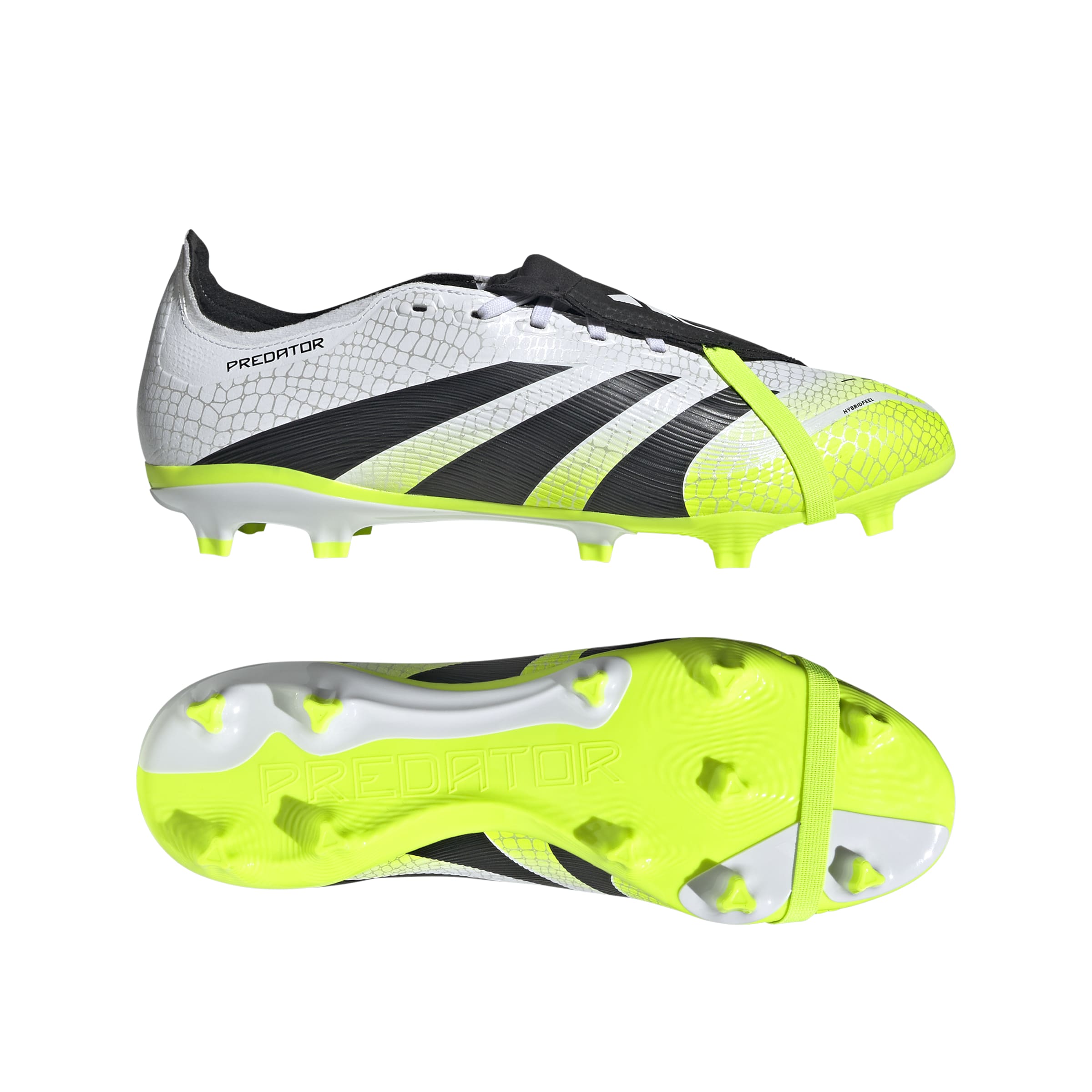 PREDATOR LEAGUE Fold-Over Tongue Firm Ground/Multi Ground Football Boots Ftwr White / Core Black / Lucid Lemon / 11 PREDATOR LEAGUE Fold-Over Tongue Firm Ground/Multi Ground Football Boots Ftwr White / Core Black / Lucid Lemon / 11