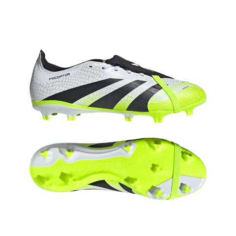PREDATOR LEAGUE Fold-Over Tongue Firm Ground/Multi Ground Football Boots Ftwr White / Core Black / Lucid Lemon / 11 PREDATOR LEAGUE Fold-Over Tongue Firm Ground/Multi Ground Football Boots Ftwr White / Core Black / Lucid Lemon / 11