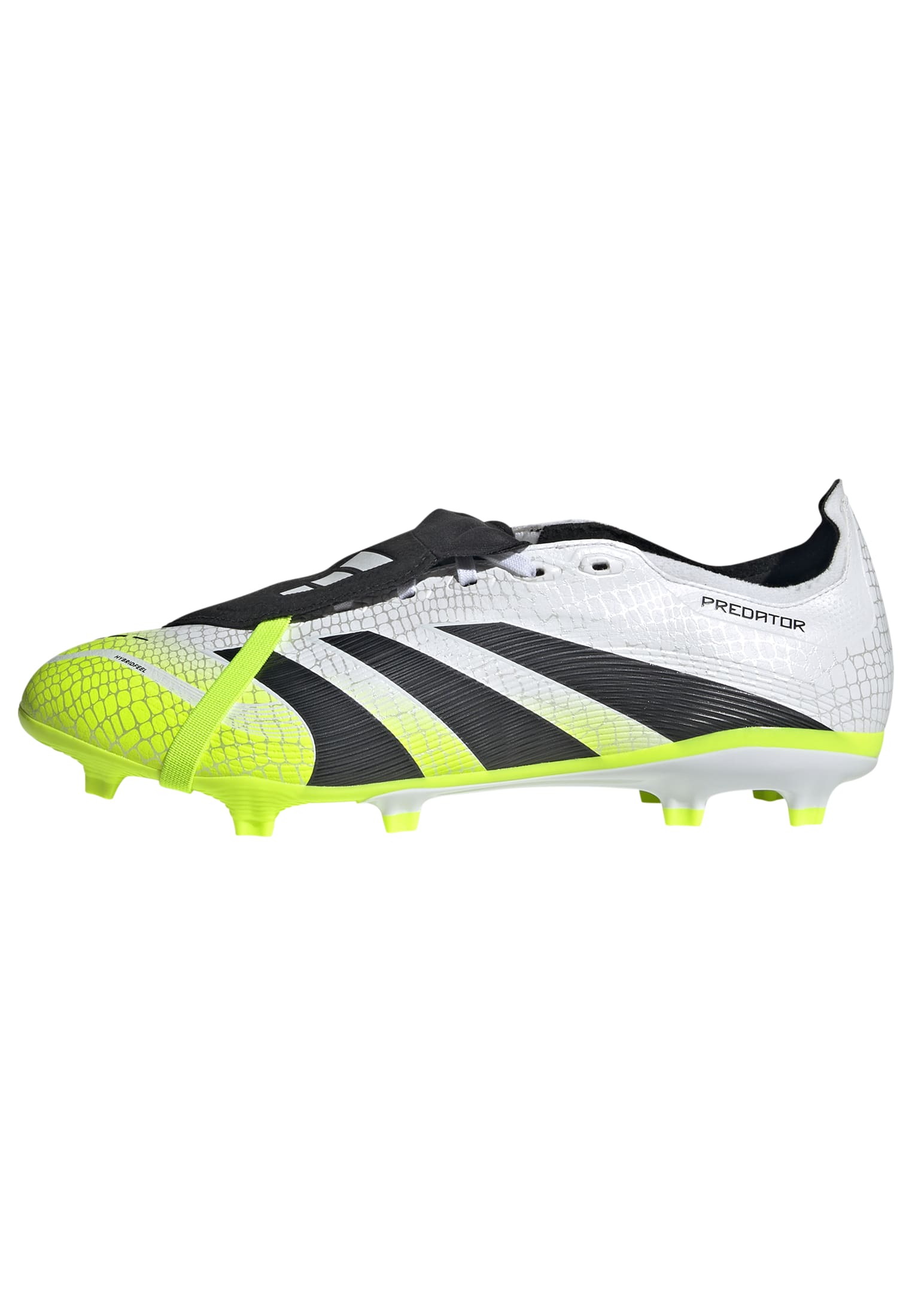 PREDATOR LEAGUE Fold-Over Tongue Firm Ground/Multi Ground Football Boots Ftwr White / Core Black / Lucid Lemon / 11 PREDATOR LEAGUE Fold-Over Tongue Firm Ground/Multi Ground Football Boots Ftwr White / Core Black / Lucid Lemon / 11
