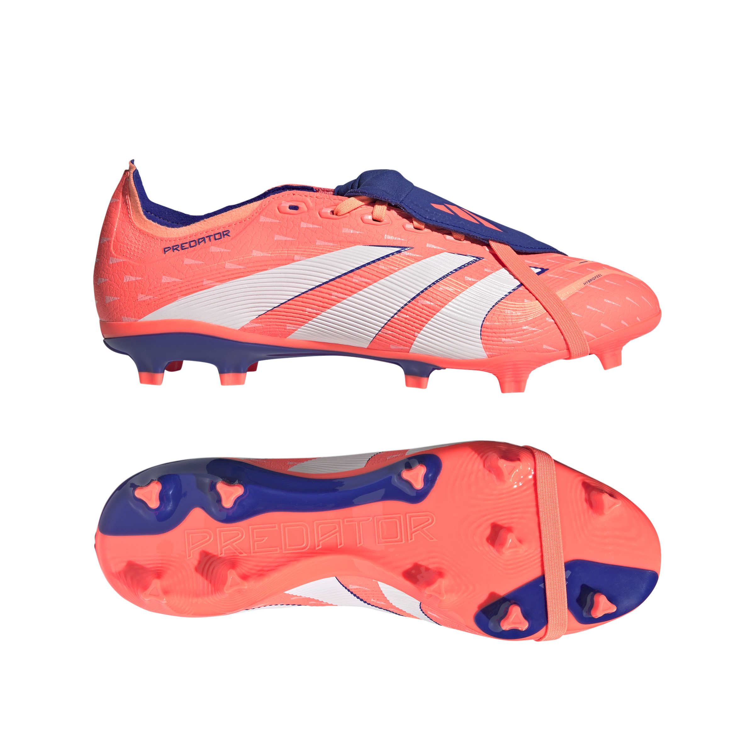 PREDATOR LEAGUE Fold-Over Tongue Firm Ground/Multi Ground Football Boots Signal Coral / Ftwr White / Beam Orange / 10 PREDATOR LEAGUE Fold-Over Tongue Firm Ground/Multi Ground Football Boots Signal Coral / Ftwr White / Beam Orange / 10