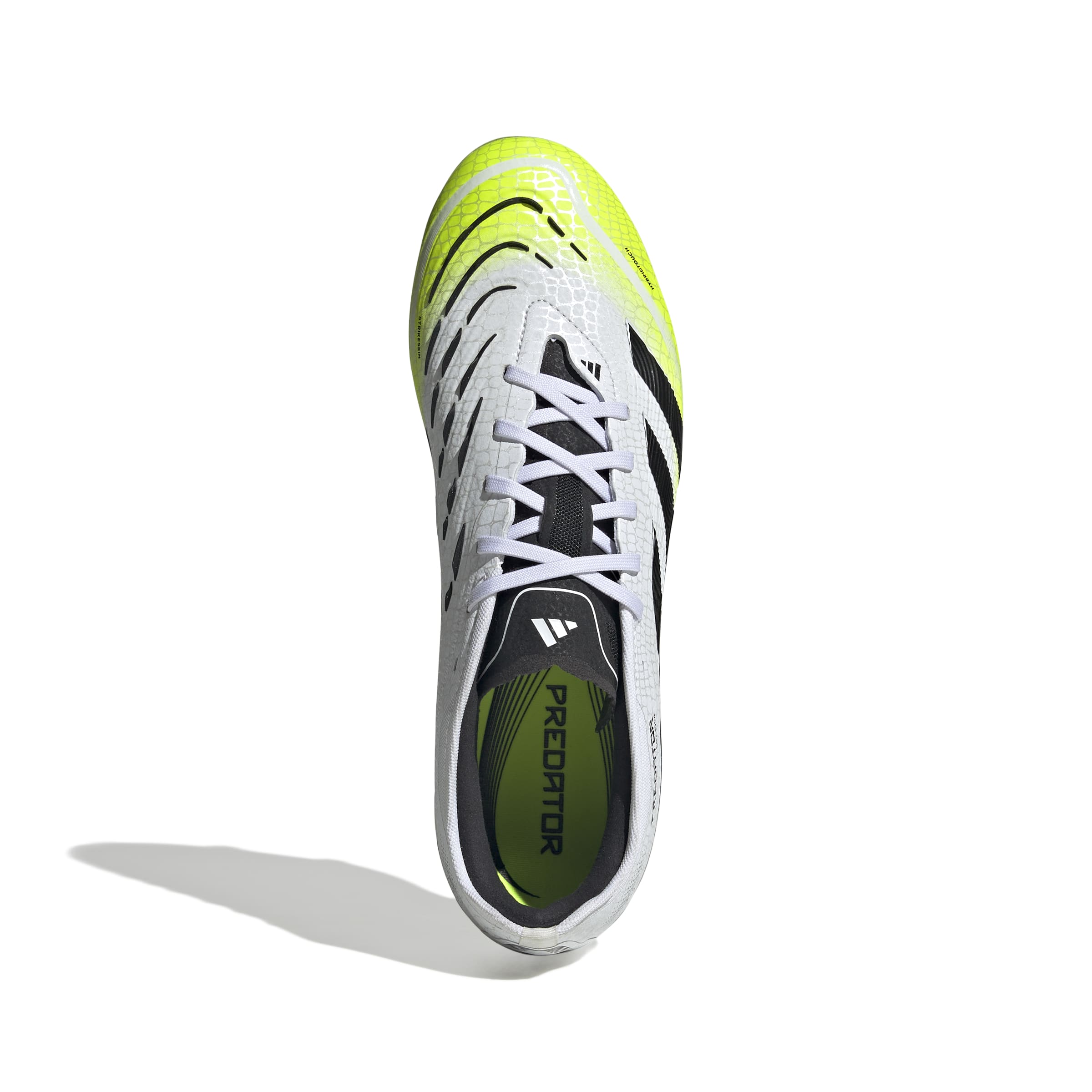PREDATOR PRO Firm Ground Football Boots Ftwr White / Core Black / Lucid Lemon / 10 PREDATOR PRO Firm Ground Football Boots Ftwr White / Core Black / Lucid Lemon / 10