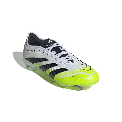 PREDATOR PRO Firm Ground Football Boots Ftwr White / Core Black / Lucid Lemon / 10 PREDATOR PRO Firm Ground Football Boots Ftwr White / Core Black / Lucid Lemon / 10