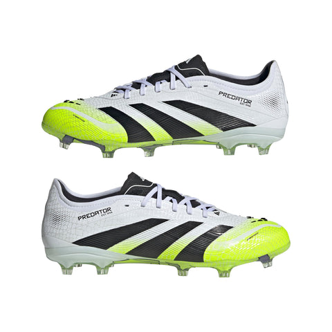PREDATOR PRO Firm Ground Football Boots Ftwr White / Core Black / Lucid Lemon / 10 PREDATOR PRO Firm Ground Football Boots Ftwr White / Core Black / Lucid Lemon / 10