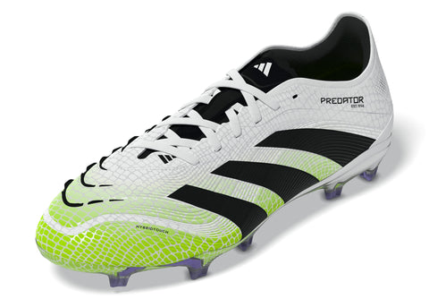 PREDATOR PRO Firm Ground Football Boots Ftwr White / Core Black / Lucid Lemon / 10 PREDATOR PRO Firm Ground Football Boots Ftwr White / Core Black / Lucid Lemon / 10