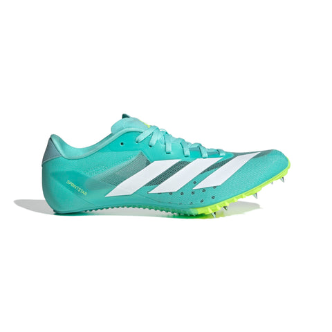 ADIZERO Sprintstar Shoes Flash Aqua / Ftwr White / Lucid Lemon / 10 ADIZERO Sprintstar Shoes Flash Aqua / Ftwr White / Lucid Lemon / 10
