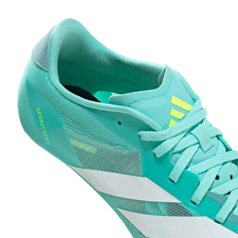 ADIZERO Sprintstar Shoes Flash Aqua / Ftwr White / Lucid Lemon / 10 ADIZERO Sprintstar Shoes Flash Aqua / Ftwr White / Lucid Lemon / 10