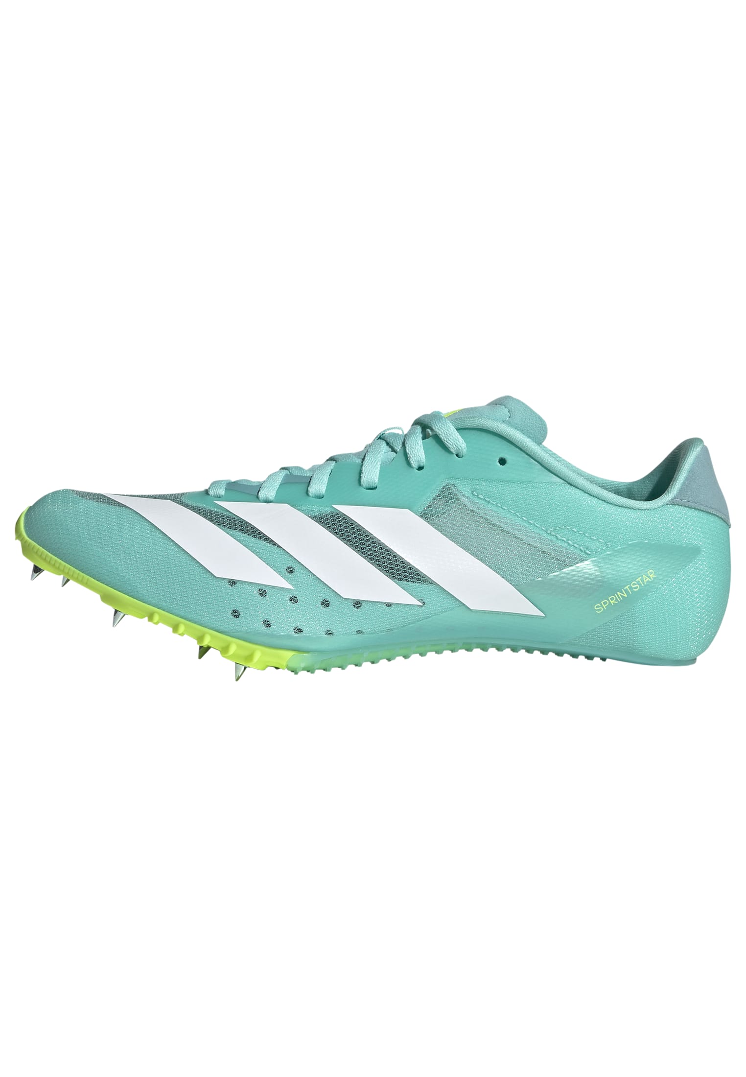 ADIZERO Sprintstar Shoes Flash Aqua / Ftwr White / Lucid Lemon / 10 ADIZERO Sprintstar Shoes Flash Aqua / Ftwr White / Lucid Lemon / 10